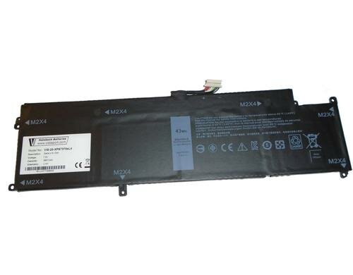 Vistaport Notebook Batteries für Dell 7.6V, 5567mAh, 43Wh, 4 Zellen