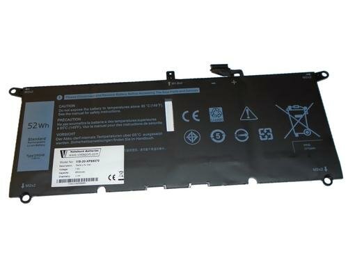 Vistaport Notebook Batteries für Dell 7.6V, 6500mAh, 49Wh, 4 Zellen