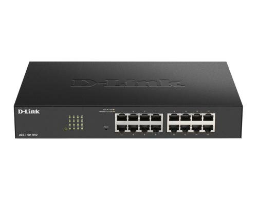 D-Link DGS-1100-16v2: 16 Port EasySmart 1Gbps, IGMP, 32xVLAN, QoS, Lüfterlos