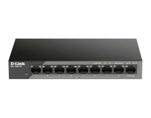 D-Link DSS-100E-9P: 9Port PoE-Switch D-Link Surveillance Switch, 9x PoE