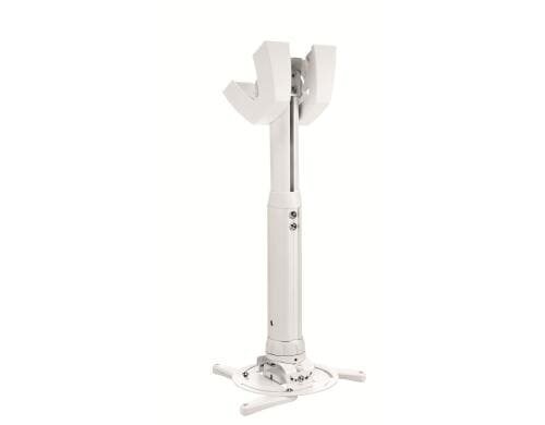 Vogels PPC 1540 Projektor Deckenhalter, wei Höhenverstellbar 40-55cm, -15Kg, neigbar