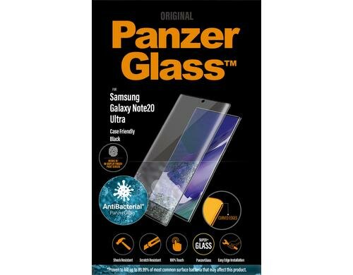 Panzerglass Displayschutz FP CF black für Samsung Galaxy Note20 Ultra
