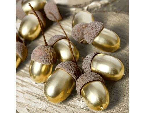Paper + Design Servietten Golden Acorns 33x33 cm, 20 Stück
