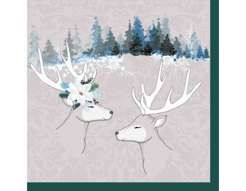 Paper + Design Servietten Deer Love 33x33 cm, 20 Stück