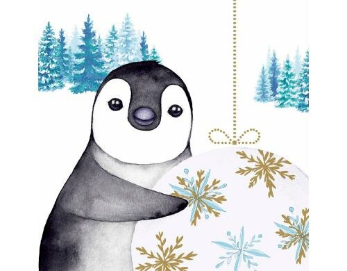 Paper + Design Servietten Penguin Ball 33x33 cm, 20 Stück