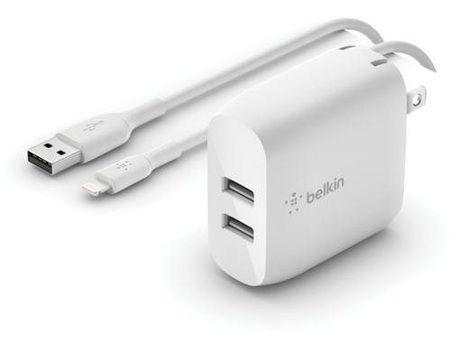 Belkin BOOST CHARGE USB-A-Netzladegerät Dau 2x 12W Lightning/USB-A-Kabel