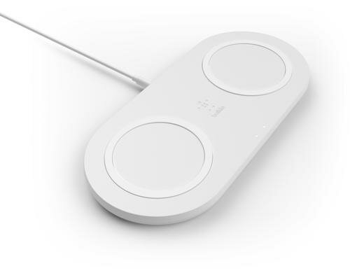 Belkin BOOST CHARGE Ladegerät Dual 2x10W Netzladegerät und Kabel weiss