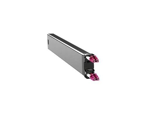 Patchbox Plus+  365, Multimode OM4, LC-LC 0.8m LWL Kabel Kassette, ausziehbar