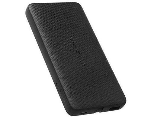 RAVPower Powerbank RP-PB099 10000mAh integriertem Lightning-Kabel - Schwarz