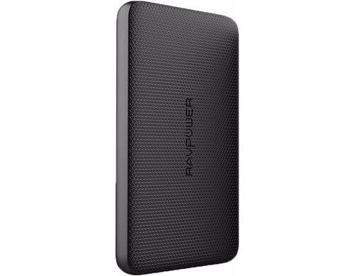 RAVPower Powerbank RP-PB098 5000mAh integriertem Lightning-Kabel - Schwarz