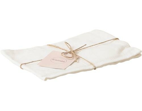 Esmée Serviette, off white Baumwolle, 45 x 45cm