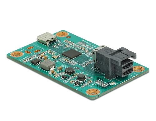 Delock Konverter USB-C zu SFF-8643 für U.2 und M.2 NVME SSD