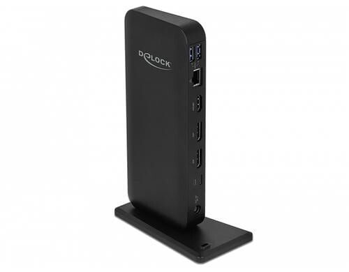 Delock 87746 Dockingstation 4K - HDMI / DP 1.4 / USB 3.2 / LAN / PD 3.0