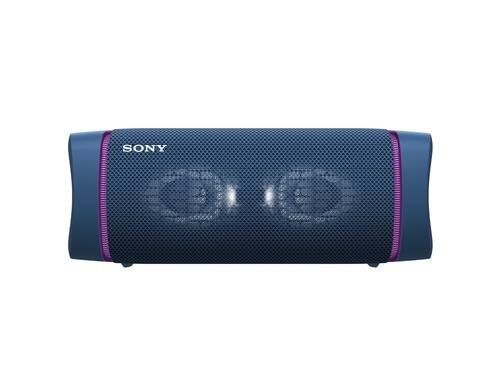 Sony SRS-XB33, Kabelloser Lautsprecher hellblau, wasserfest, Bluetooth, 24h Akku
