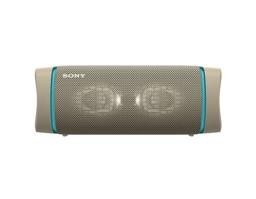 Sony SRS-XB33, Kabelloser Lautsprecher taupe, wasserfest, Bluetooth, 24h Akku