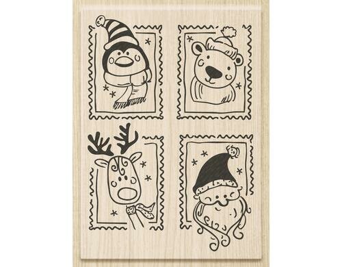 Heyda Stempel Weihnachtsgrüsse Motivgrössee: 6 x 8.5 cm