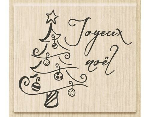 Heyda Stempel Joyeux noël Motivgrösse: 6.8 x 5.9 cm