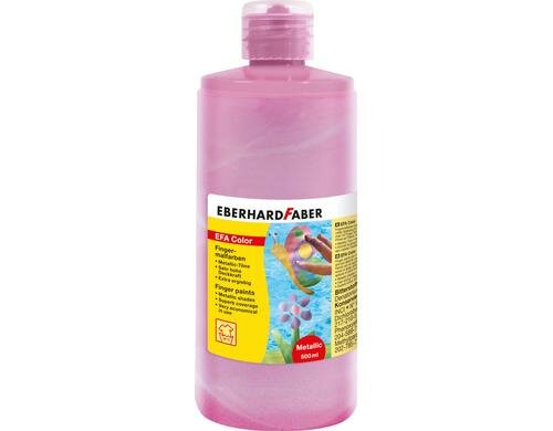 Eberhard F. Fingerfarbe pearl-rosa Flasche à 500 ml