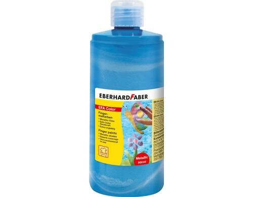 Eberhard F. Fingerfarbe pearl-blau Flasche à 500 ml