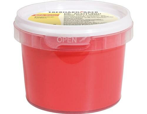 Eberhard F. Fingerfarbe  rot Farbtöpfchen à 100 ml