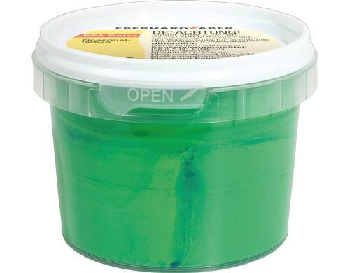 Eberhard F. Fingerfarbe permanentgrün Farbtöpfchen à 100 ml