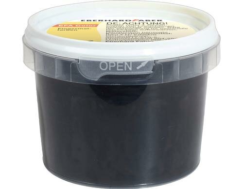 Eberhard F. Fingerfarbe  schwarz Farbtöpfchen à 100 ml