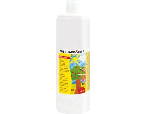 Eberhard F. Fingerfarbe  weiss Flasche à 750 ml