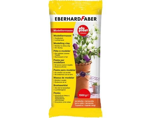 Eberhard F. Modellierm.EFA PLAST classic 1kg, terracotta