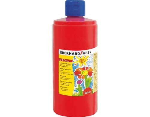 Eberhard F. EFACOLOR Tempera 500ml, geraniumrot