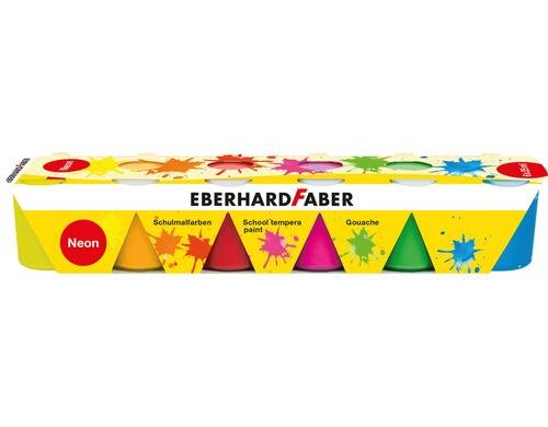 Eberhard F. Schulmalfarben Set neon 6 x 25 ml