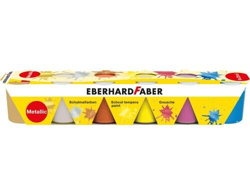 Eberhard F. Schulmalfarben Set metallic 6 x 25 ml