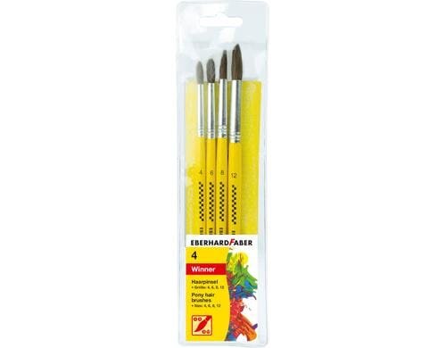 Eberhard F. Haarpinsel Set 4 Stück