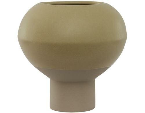 OyOy Vase Hagi Dusty Lemonade,  D: 15 x H15 cm
