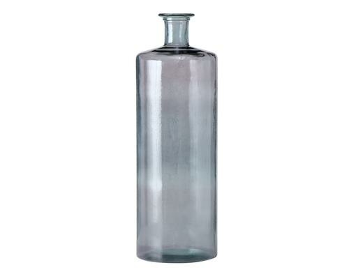 Boltze Vase Pavlo H 75 cm, Recyceltes Glas lackiert, Grau