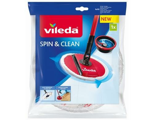 Vileda Spin & Clean Ersatzbezug Microfaser