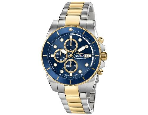 Sector Uhr R3273776001 43mm ss & yg case chrono mvt b