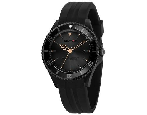 Sector Uhr DE GAYARDON R3251523001 DE GAYARDON 230 3H BLACK DIAL