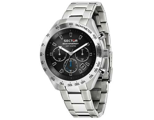 Sector Uhr 695 ECO SOLAR R3273613005 695 ECO SOLAR CHR 45MM BLACK D