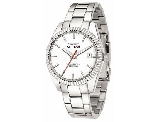 Sector Uhr 240 GENTS R3253240012 240 GENTS 48mm 3H SILVER DIAL