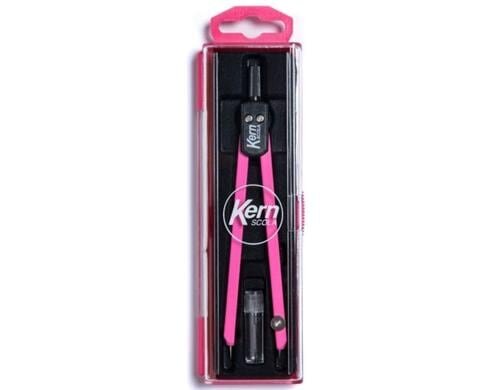 KERN Scola Zirkel Neon pink Länge 135 mm, max. Kreis ca 300 mm