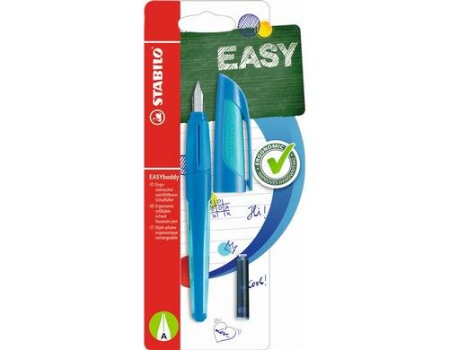 STABILO EASYbuddy Füllfederhalter blau/Hellblau