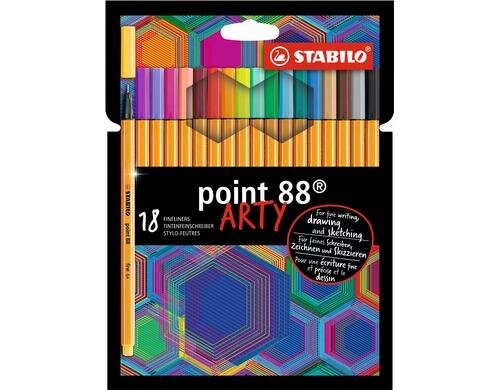 STABILO point 88 ARTY 18er Etui