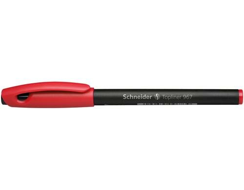 Schneider Fineliner 967 rot, 10 Stk.