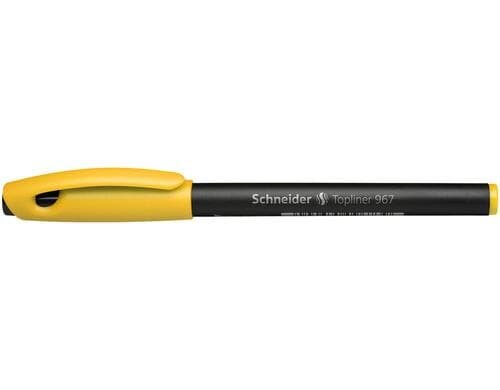 Schneider Fineliner 967 gelb, 10 Stk.