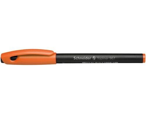 Schneider Fineliner 967 orange, 10 Stk.