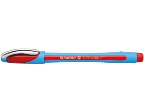 Schneider Kugelschreiber Slider Memo rot, 10 Stk.