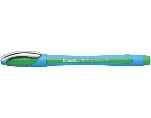 Schneider Kugelschreiber Slider Memo grün, 10 Stk.