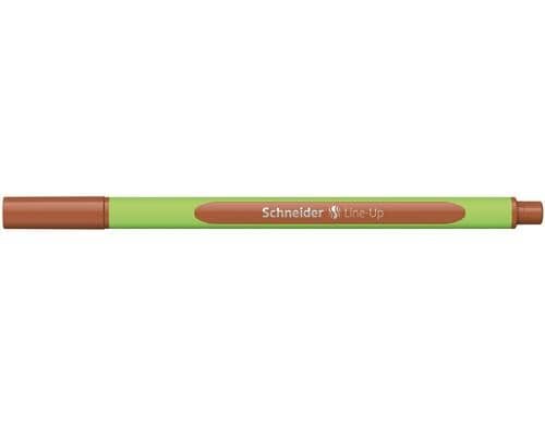 Schneider Fineliner Line-Up braun, 10 Stk.