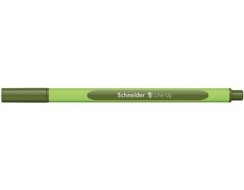 Schneider Fineliner Line-Up olivgrün, 10 Stk.