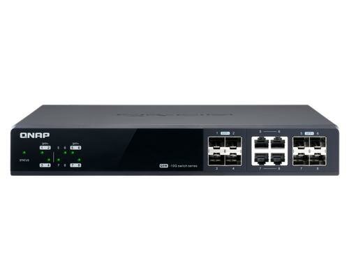 QNAP QSW-M804-4C, Managed Switch 4-Port 10GbE SFP+, 4-Port 10GbE SFP+/RJ-45